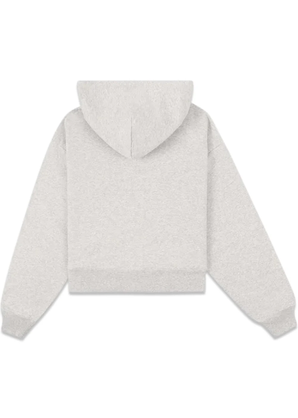 USA Athletics Cropped Zip Hoodie - Heather Gray - Image 3