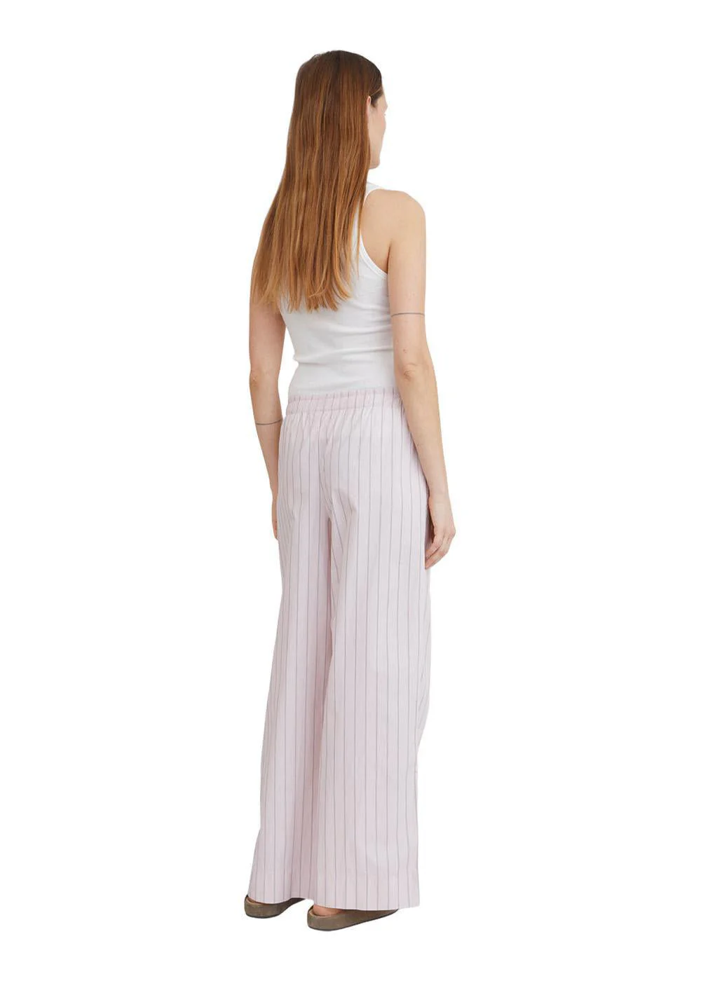 Holiday Pants - Dusty Rose Stripe - Image 4