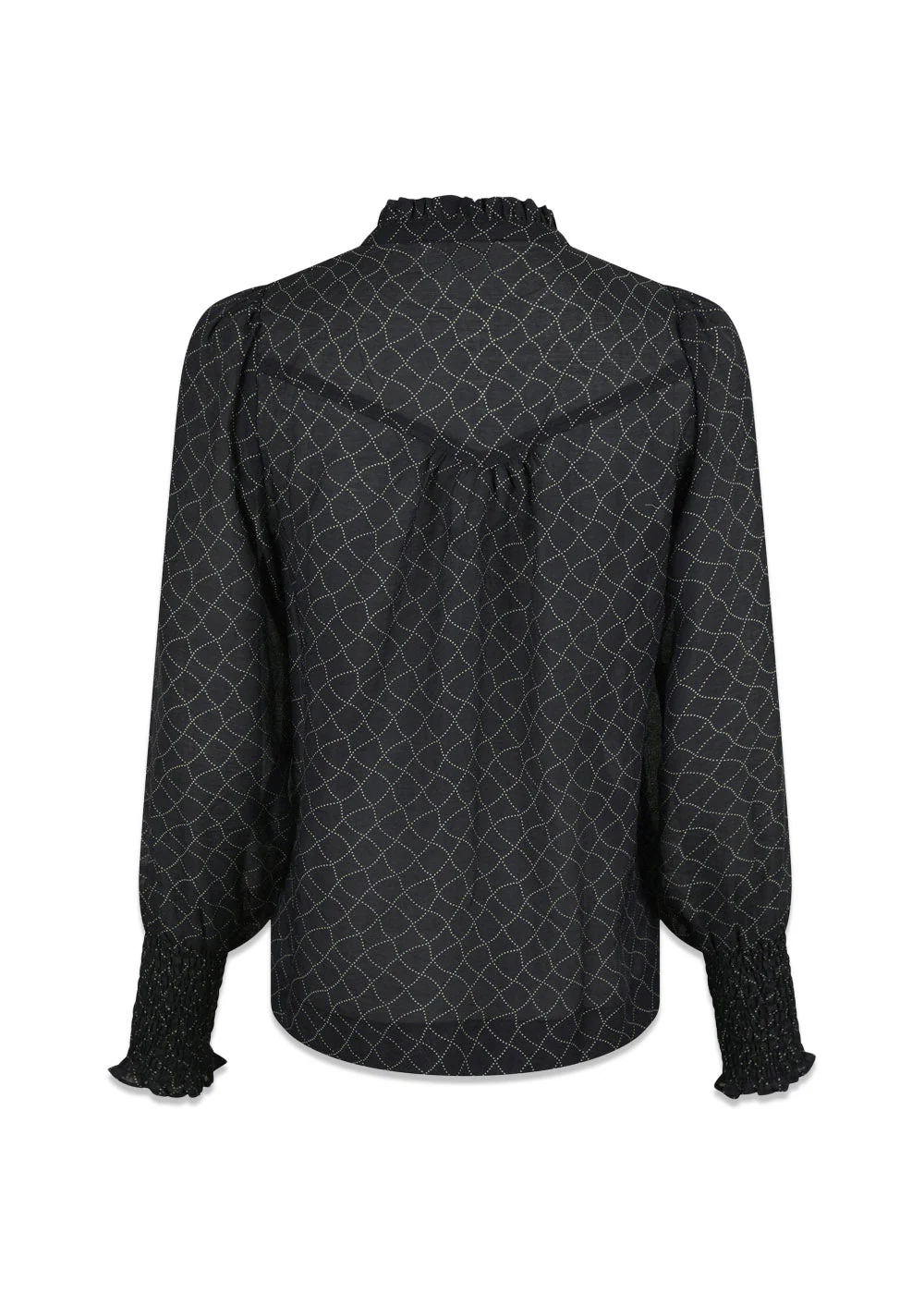 Karia Illusion Blouse - Black - Image 2