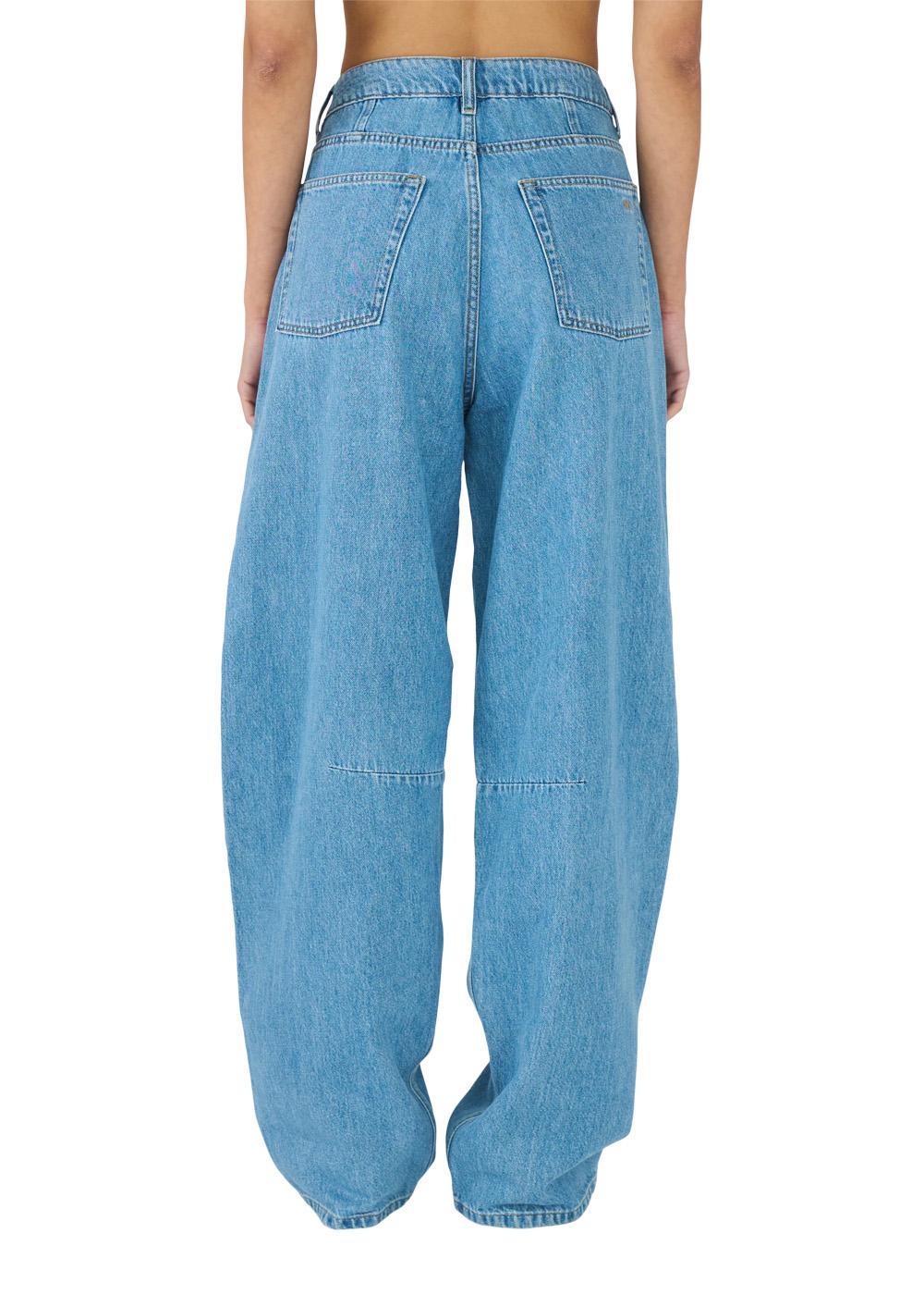 Janice Slung Jeans Wash Mid Blue - Denim Blue - Image 4