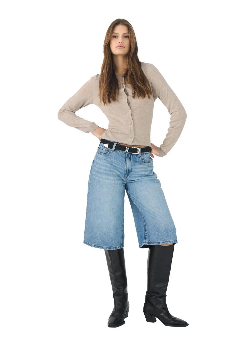 Augusta Long Shorts Wash Palencia - Denim Blue - Image 4