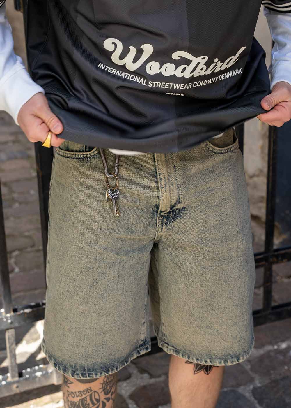 Rami Dirt Shorts - Dark Green - Image 3