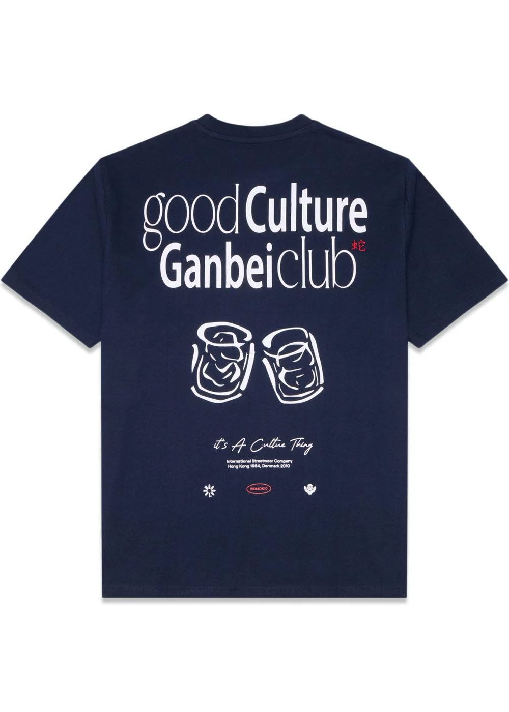 Baine Ganbei Tee - Navy Blazer - Image 2