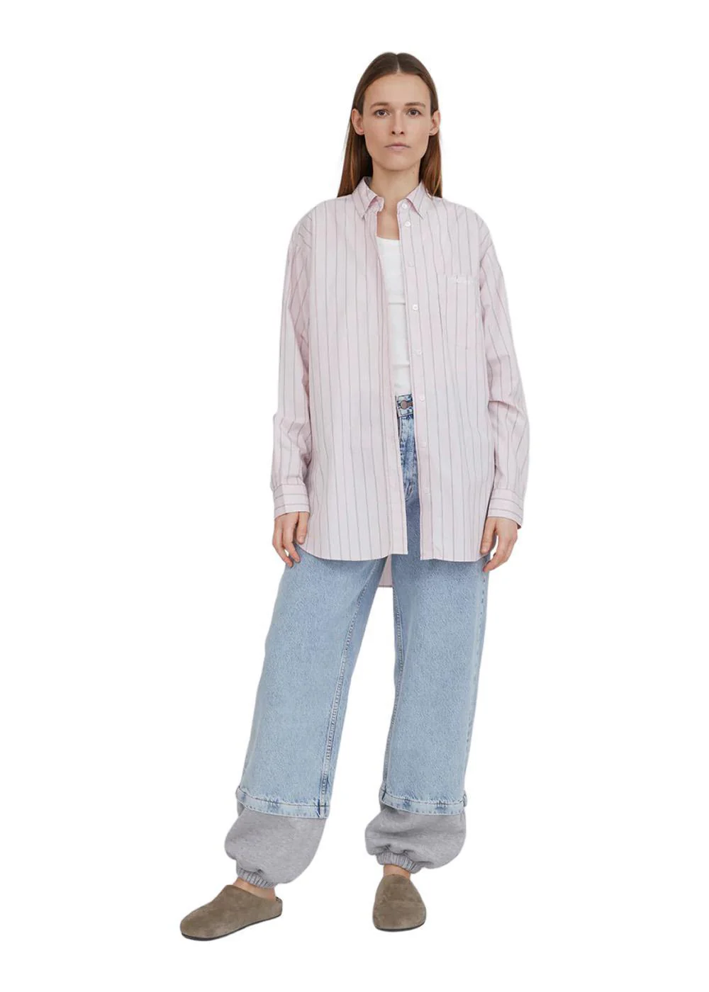 Holiday Shirt - Dusty Rose Stripe - Image 3