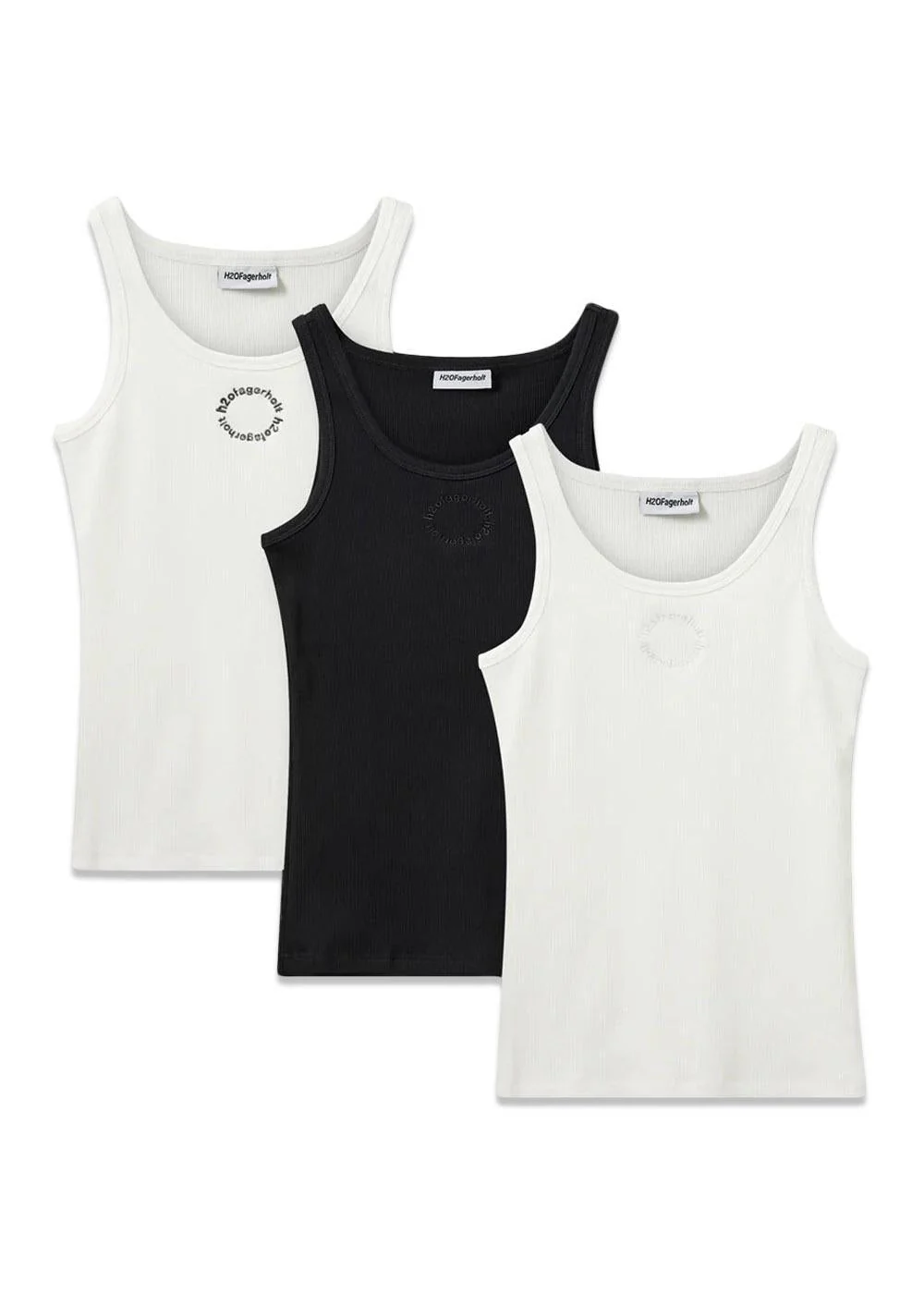3 Pack Tank Top - White/Black