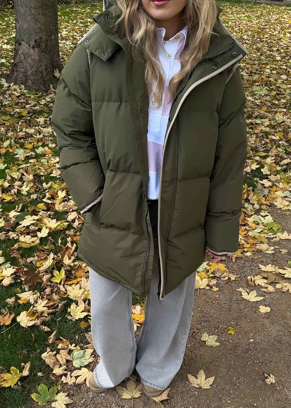 Warm up Jacket - Forest Green - Image 3