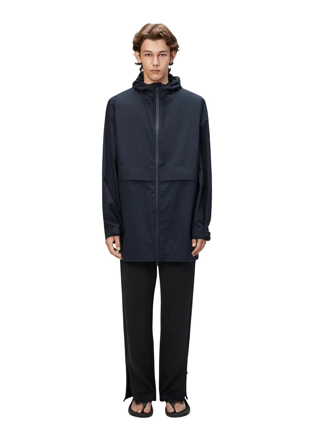 Suva Hardshell Long Jacket W3 - Navy - Image 2