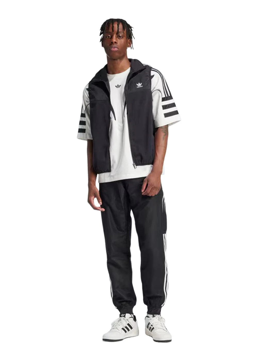 Fleece vest - Black - Image 2