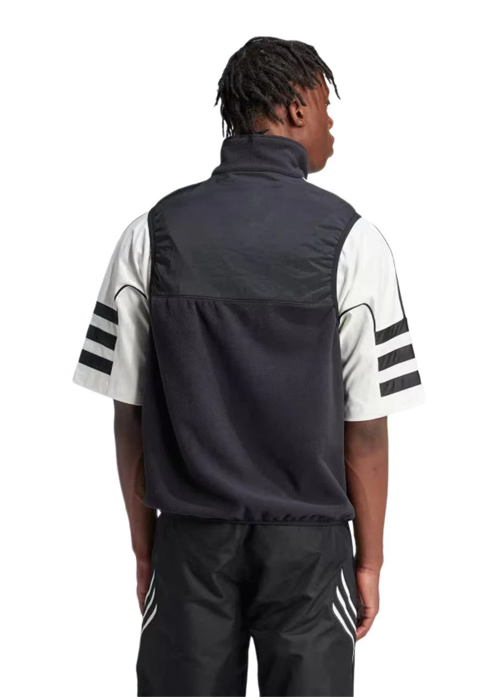 Fleece vest - Black - Image 3