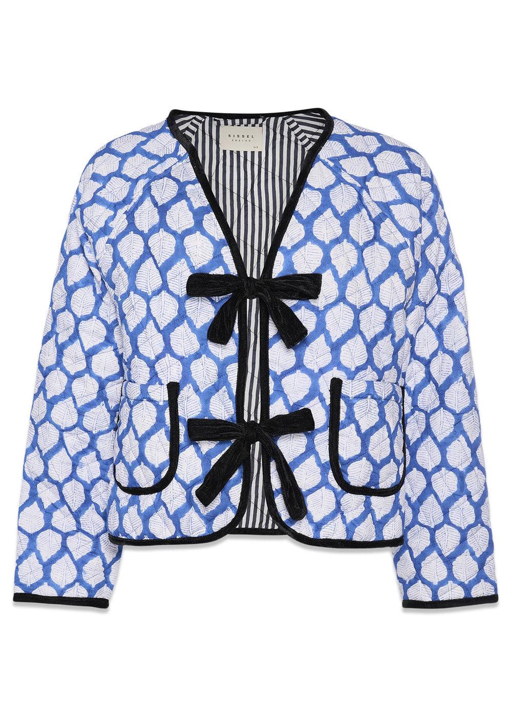 Suvanna Jacket - Blue Leaves