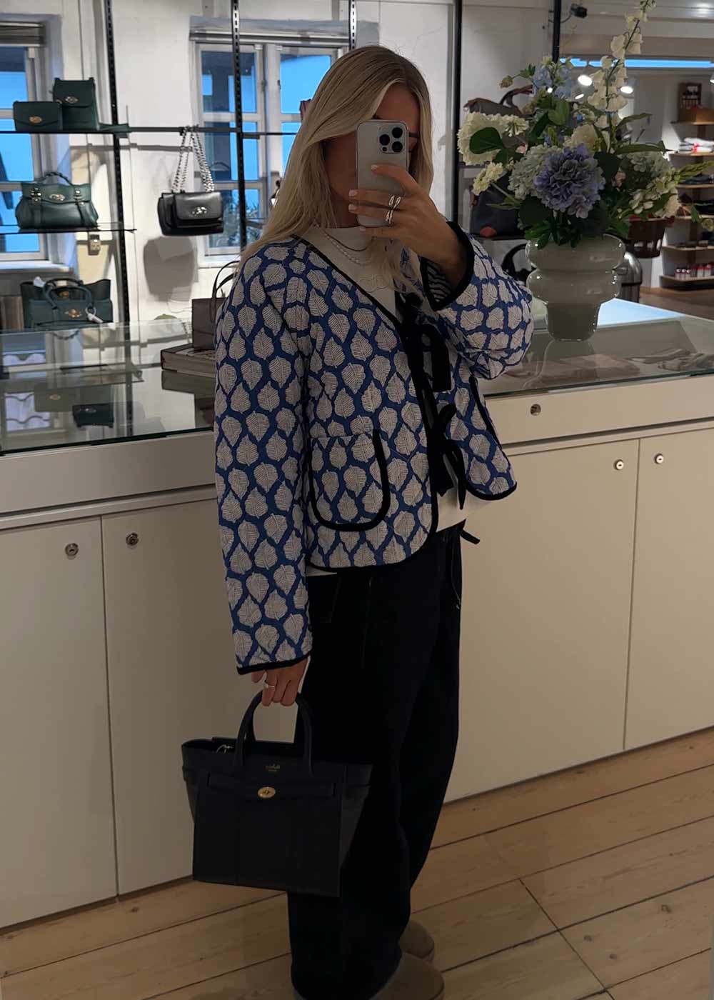 Suvanna Jacket - Blue Leaves - Image 5
