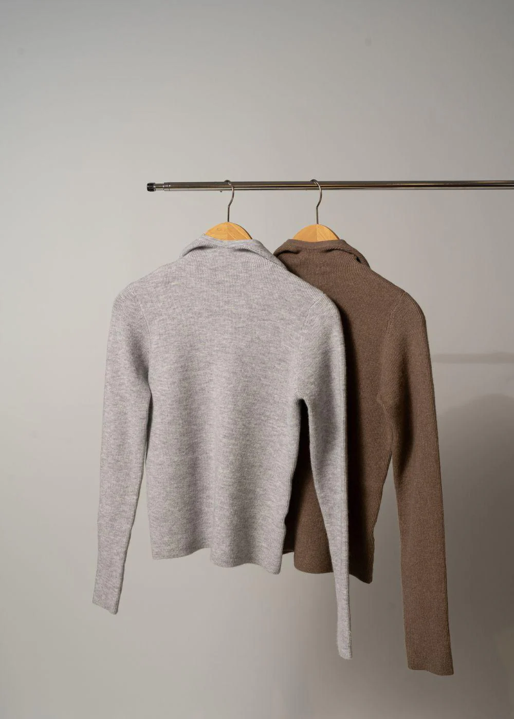Alanis Hood Knit - Grey Mel - Image 3
