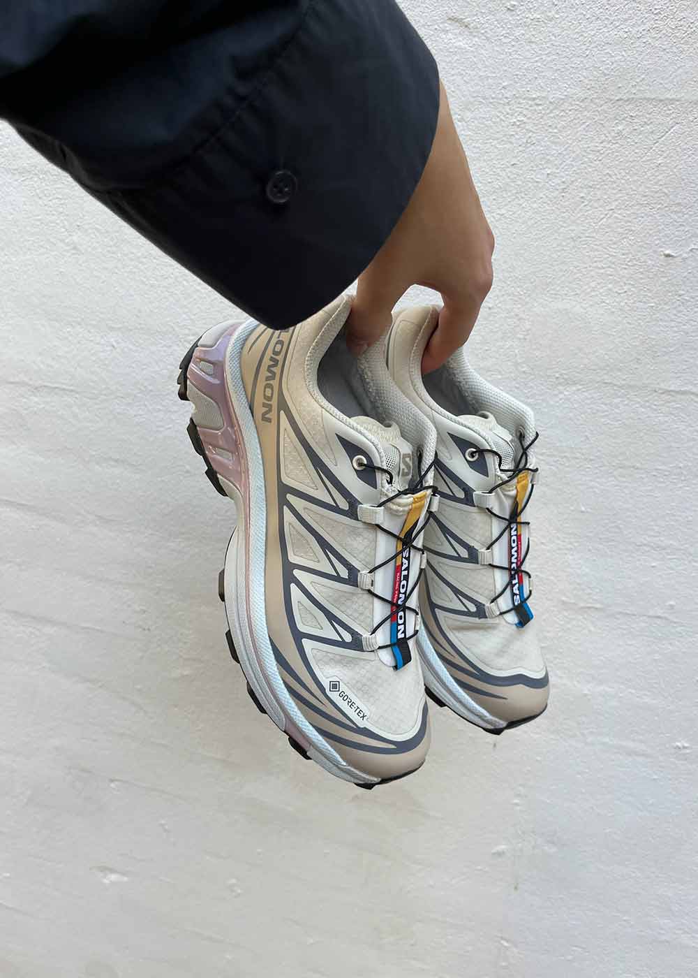 XT-6 GORE-TEX - Almond Milk / Feather Gray / Pale Mauve - Image 2