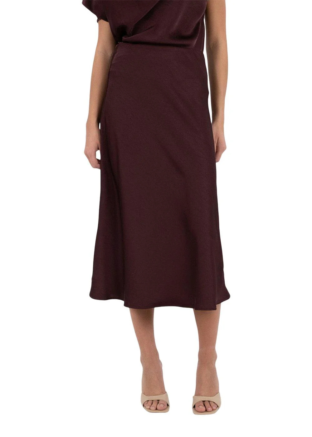 Bovary Skirt - Burgundy - Image 3