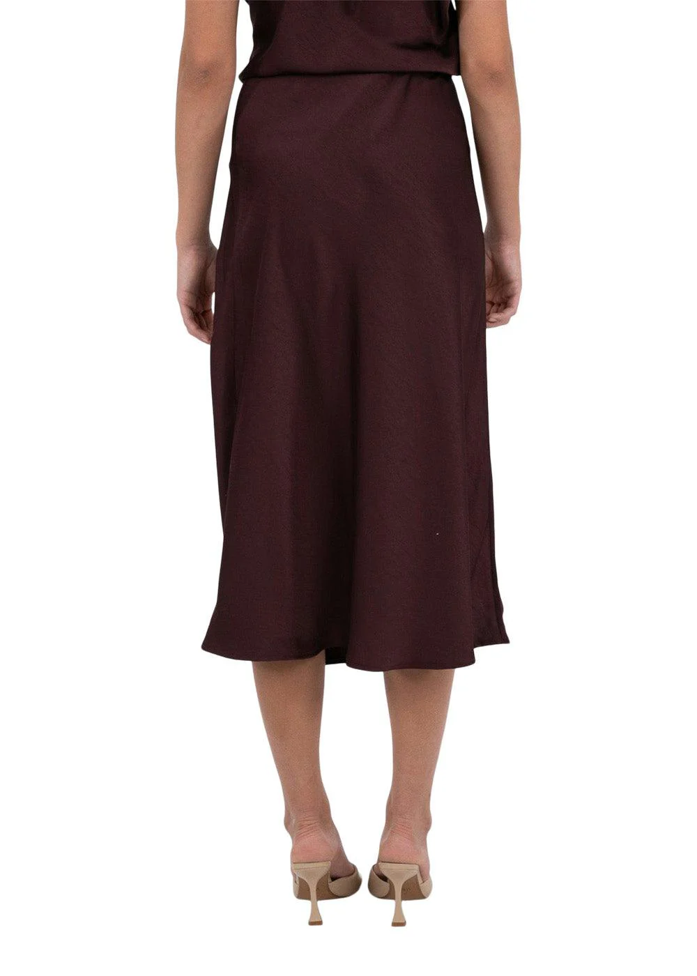 Bovary Skirt - Burgundy - Image 4