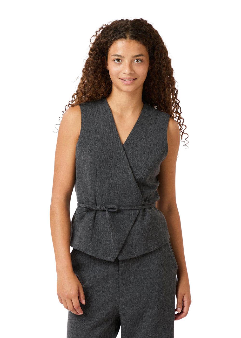 Samara Wrap Waistcoat - Antracit - Image 3
