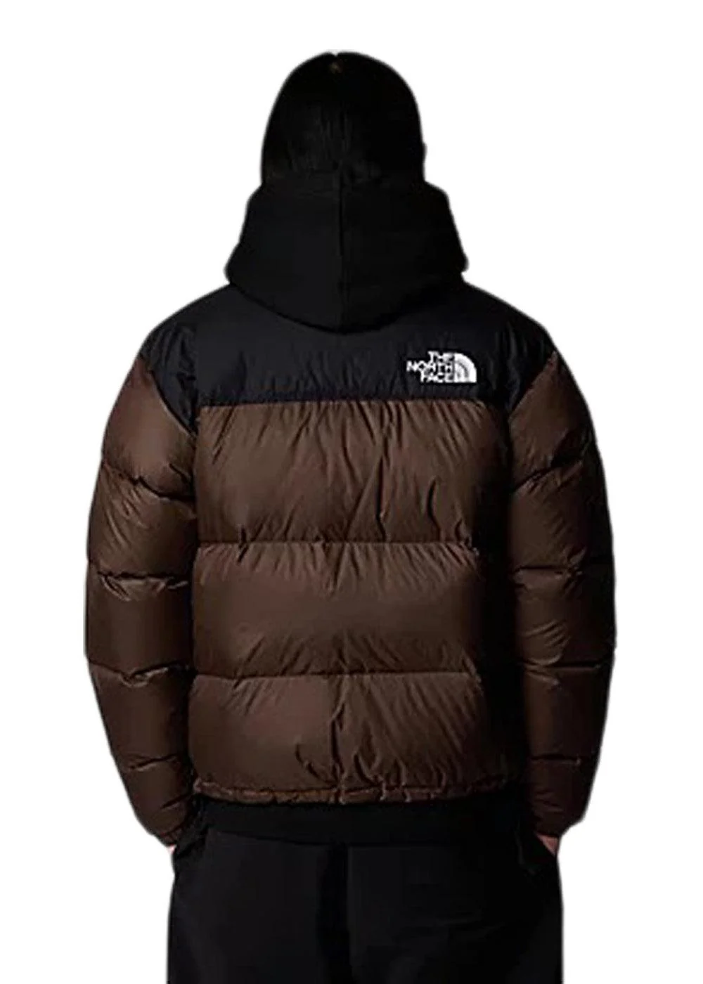 96 Retro Nuptse Jacket - Smokey Brown / Black - Image 4
