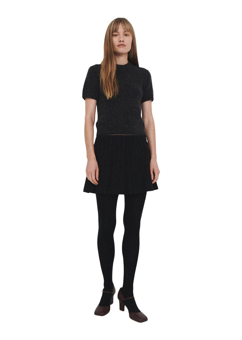 Richard Tennis Skirt - Black Pinstripe - Image 3