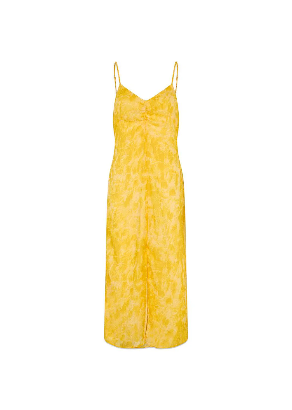 Napthalimd print strap dress - Sunflower
