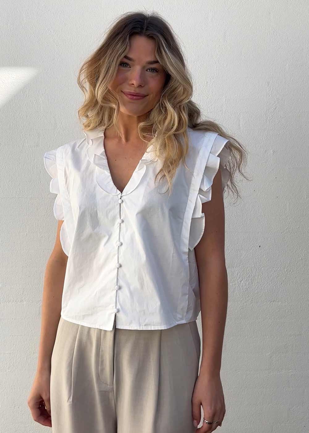 Nikkomd solid top - Soft White - Image 3