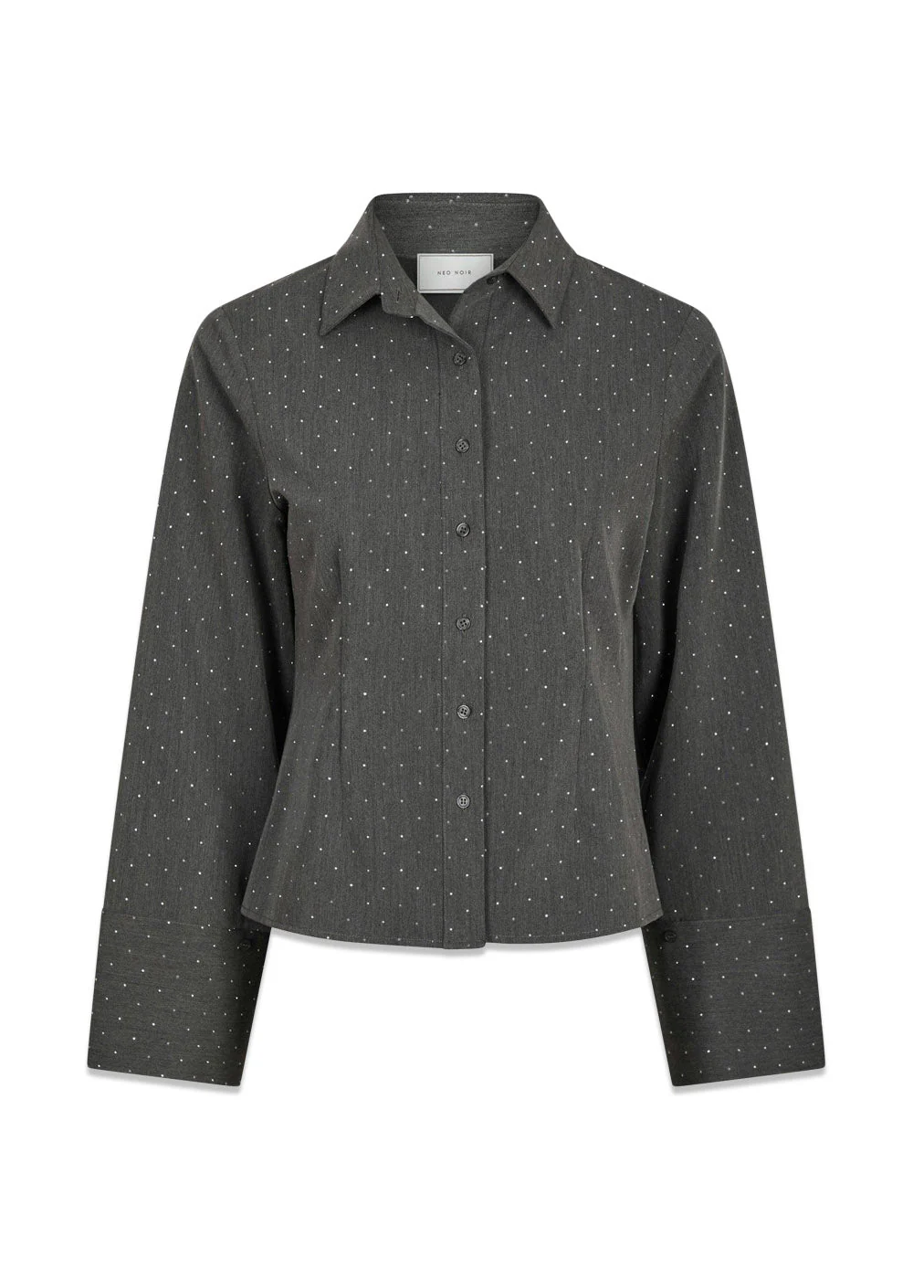 Rosa Bedazzled Shirt - Grey