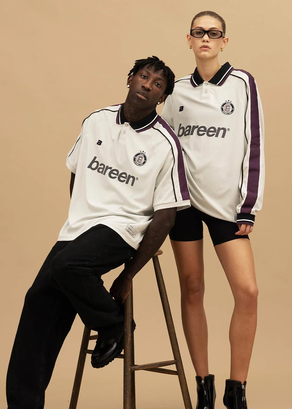 Bareen Football Away Jersey - Short Sleeve - Sandstorm - Image 4