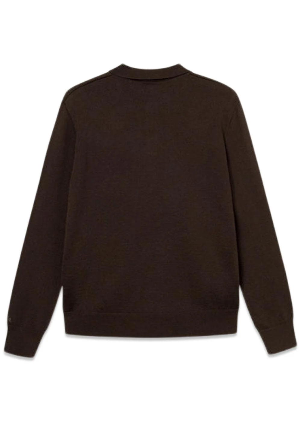 BASE MERINO POLO KNIT - Cold Brown - Image 2