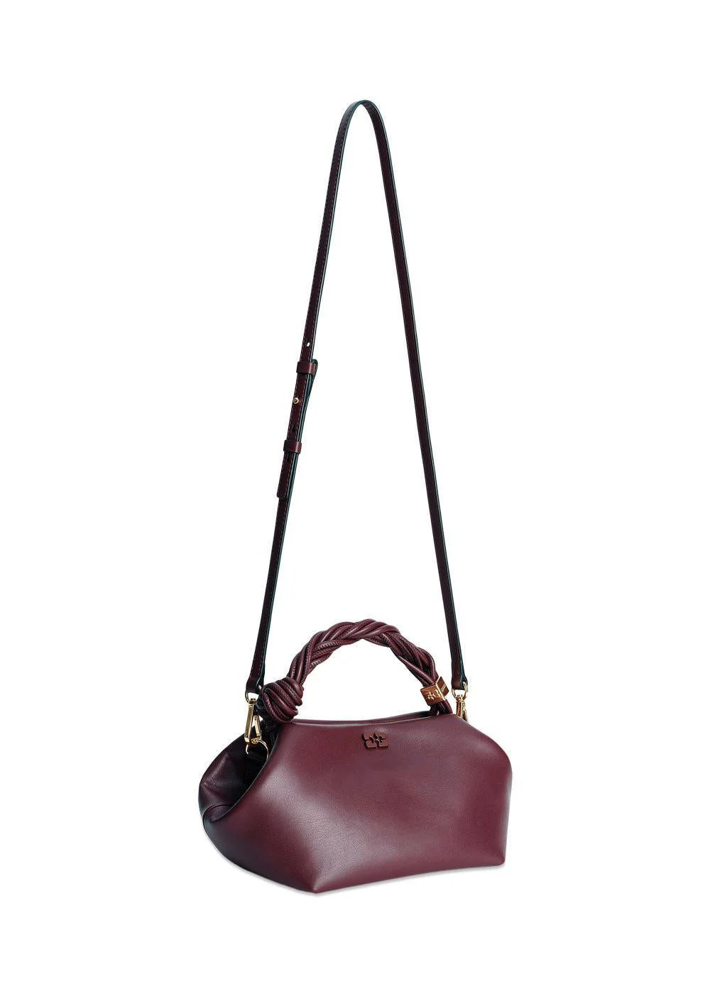 Ganni Bou Bag Small - Burgundy - Image 3