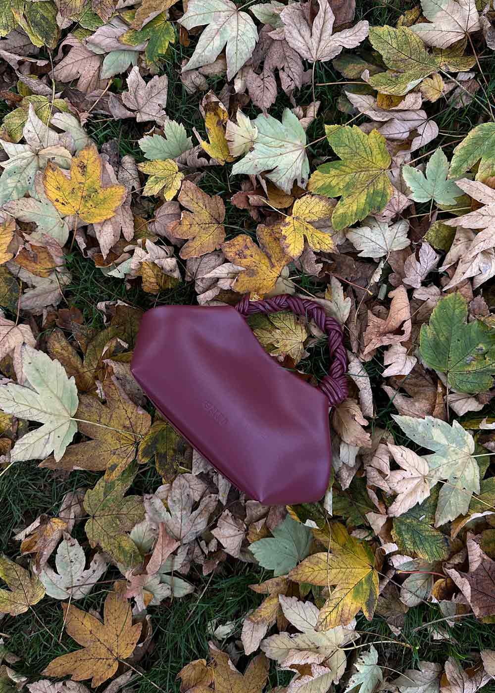 Ganni Bou Bag Small - Burgundy - Image 5