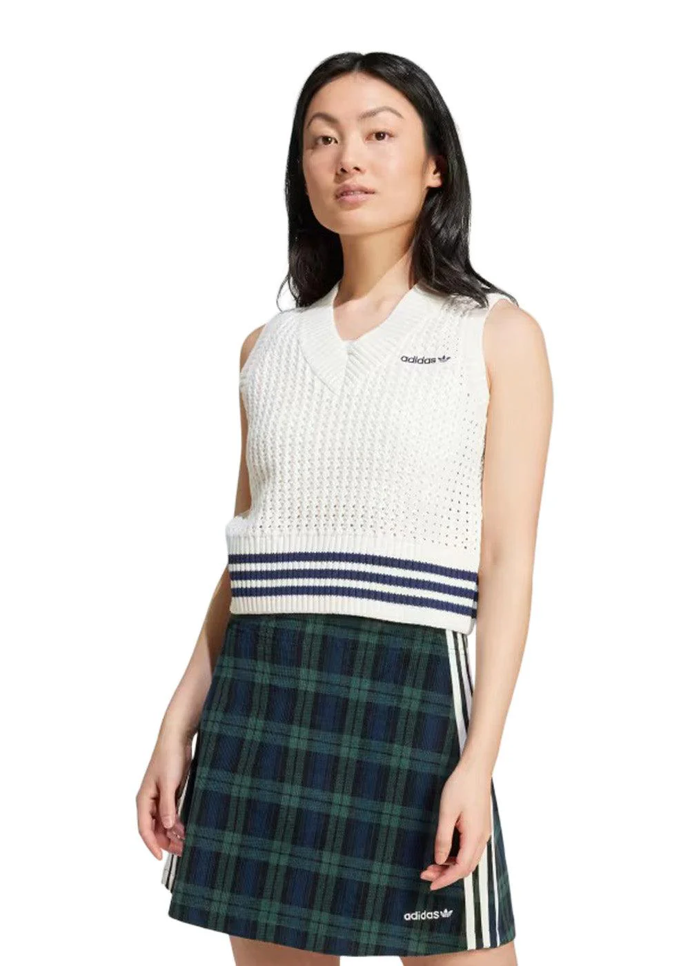 KNIT VEST - O White - Image 2