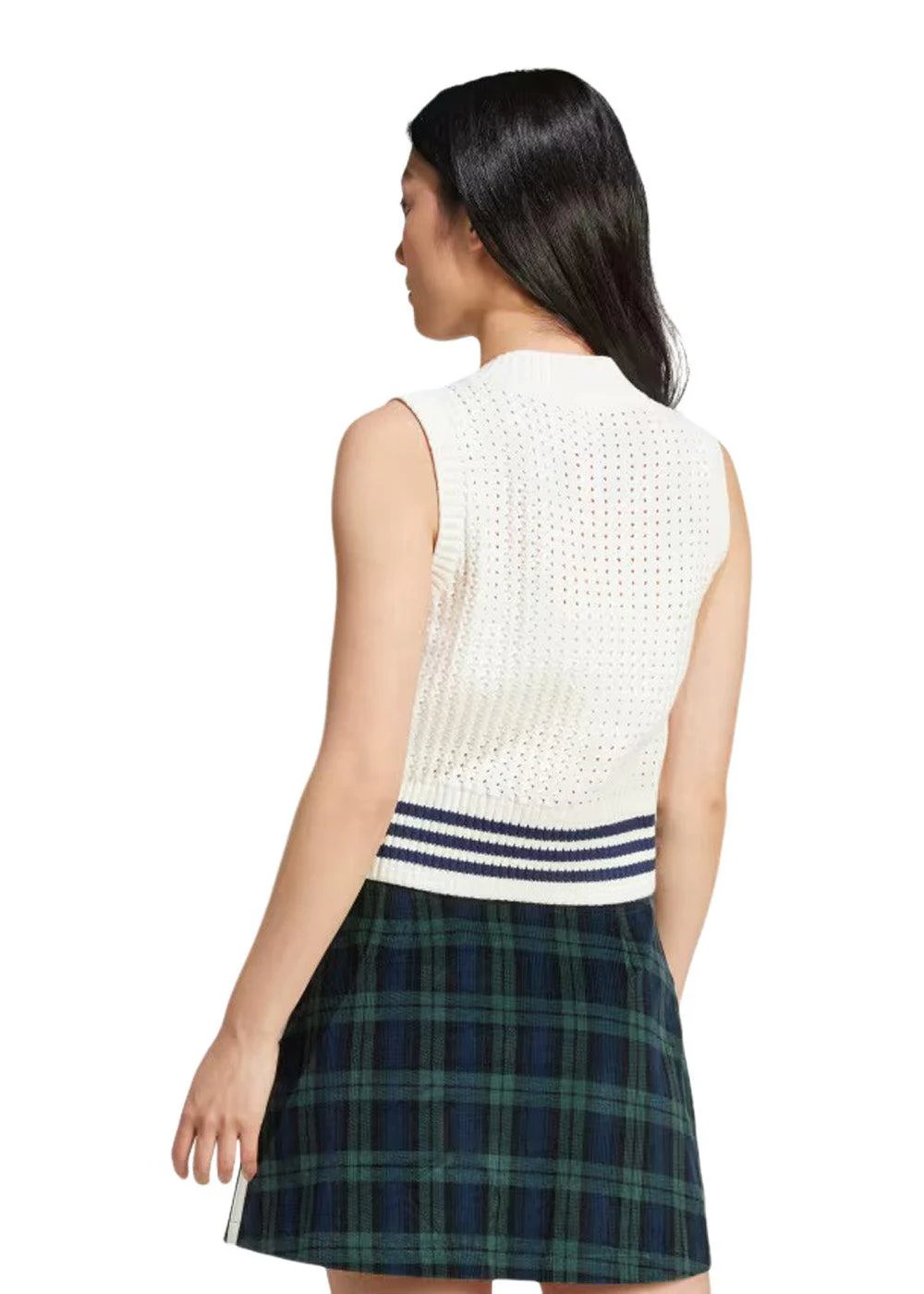 KNIT VEST - O White - Image 3