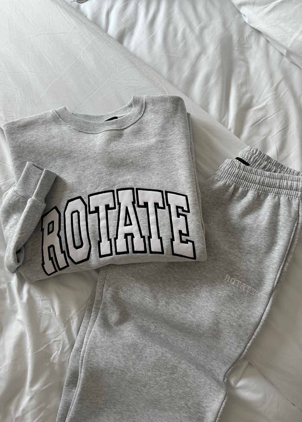 HEAVY SWEAT CREWNECK - Light Grey Melange - Image 2