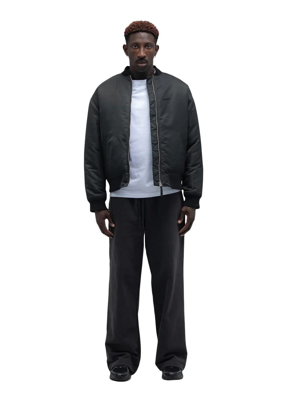 BLAKE - BOMBER JACKET - Pirate Black - Image 3