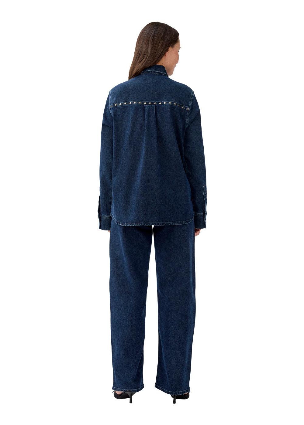 LuccaMD shirt - Dark Indigo Denim - Image 5