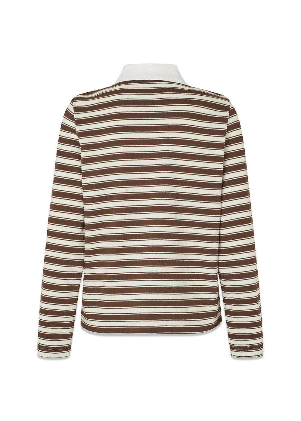 Typemd LS polo - Chocolate Chip Stripe - Image 4