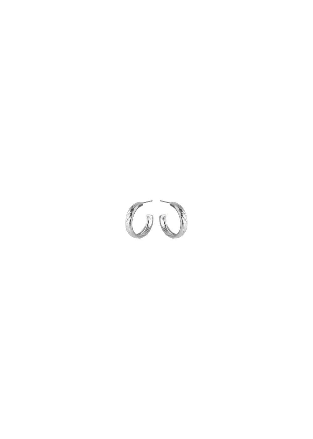 River Hoops - Silver