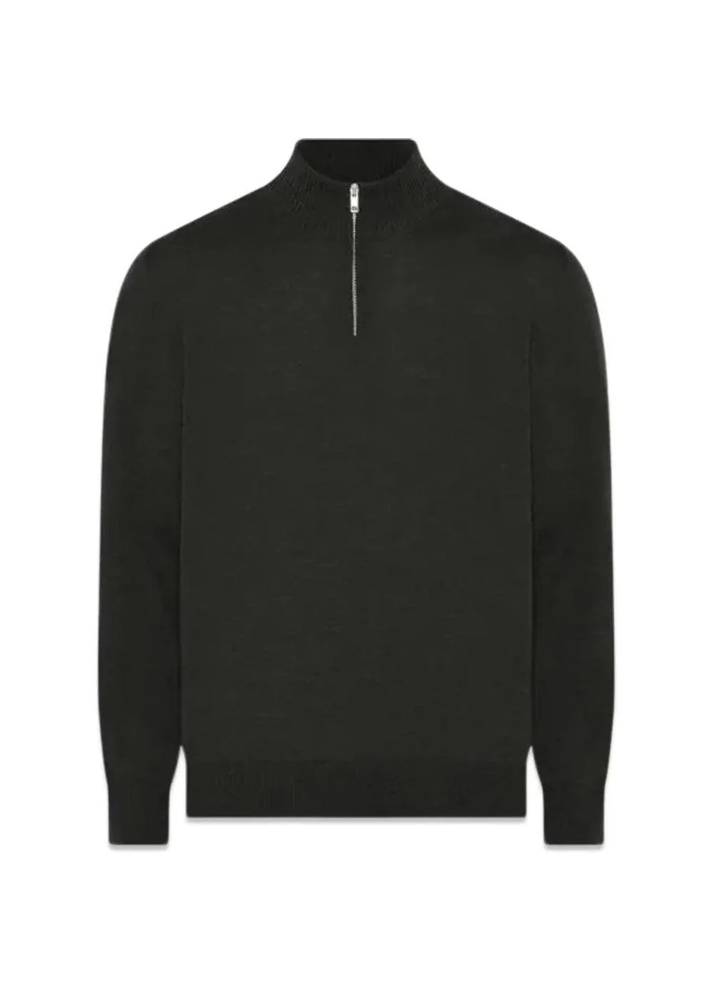Milan 1/4 Zip - Olive Mel