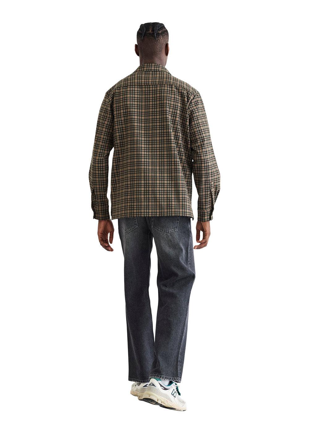 Glixto Check Shirt - Brown - Image 4