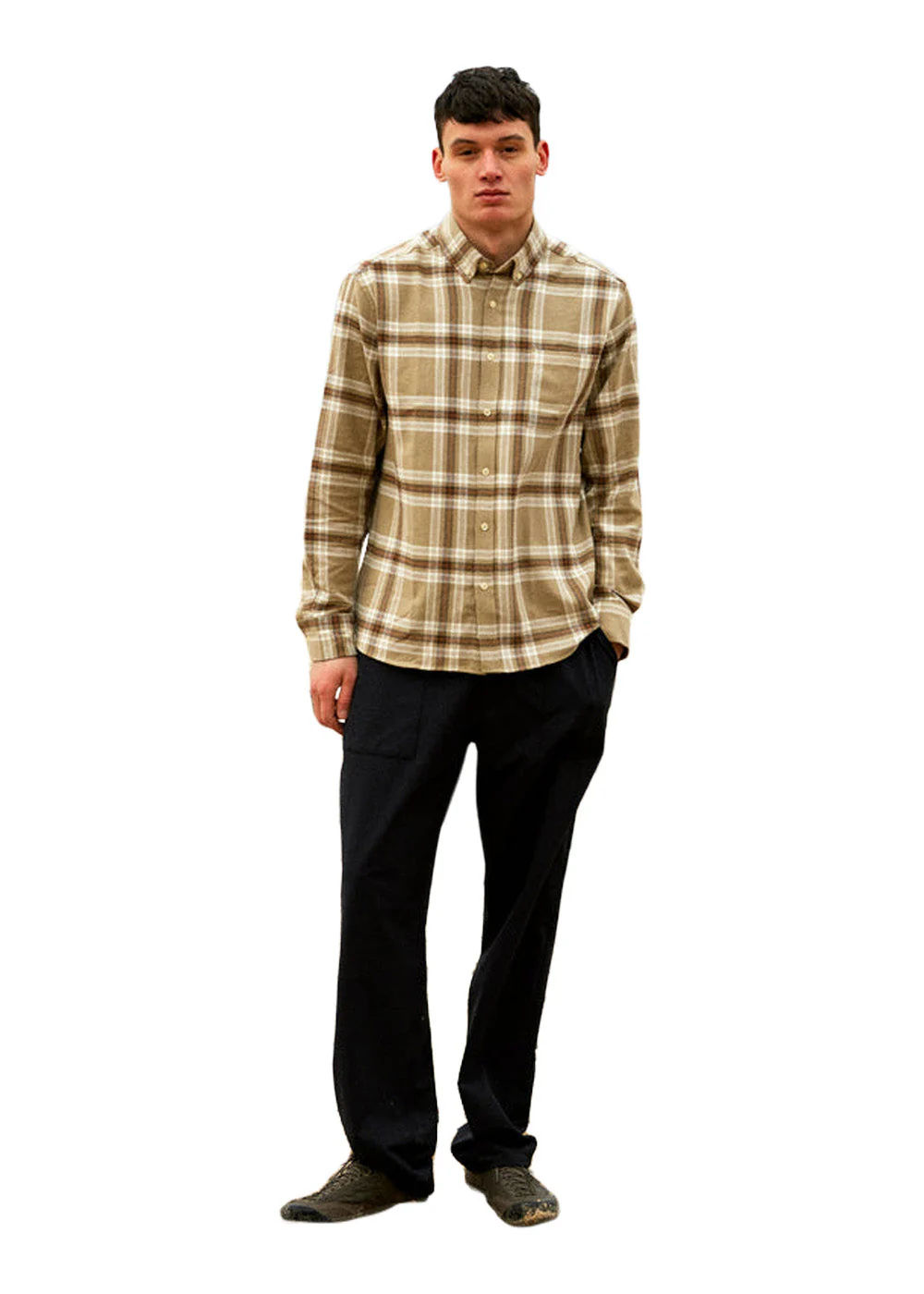 HORNET FLANNEL SHIRT - Vintage Khaki - Image 3