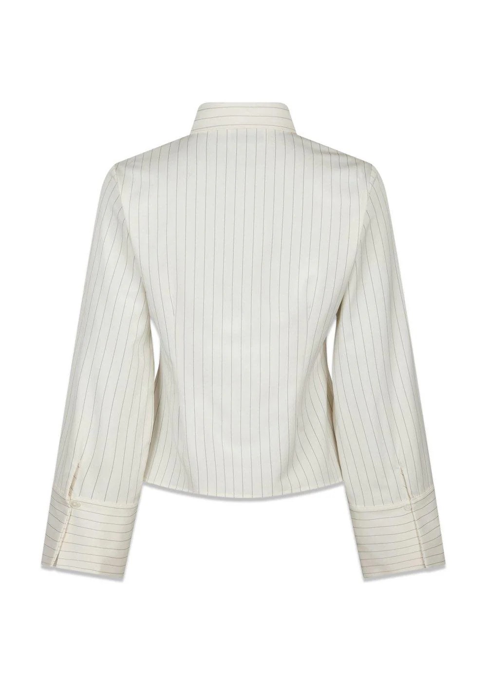 Rosa Pinstripe Shirt - White - Image 3