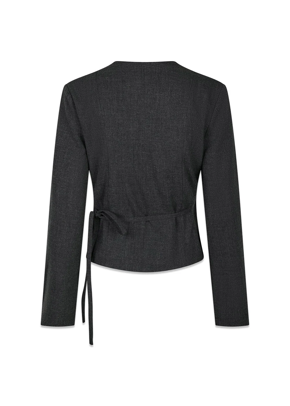Simmi Wrap Blouse - Antracit - Image 2