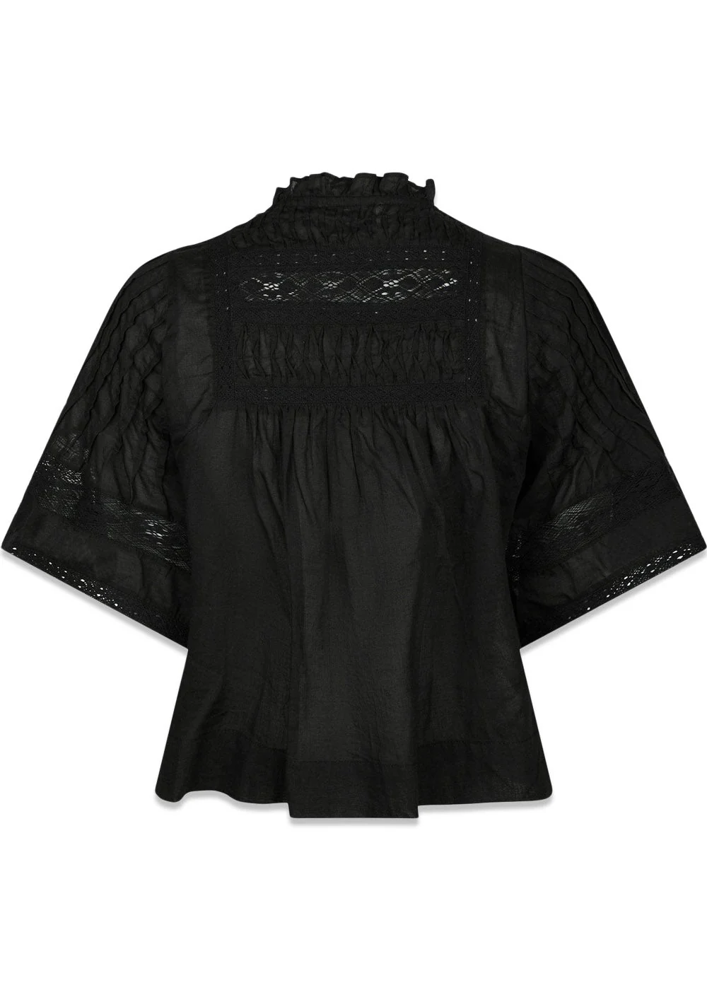 Siama S Voile Blouse - Black - Image 3
