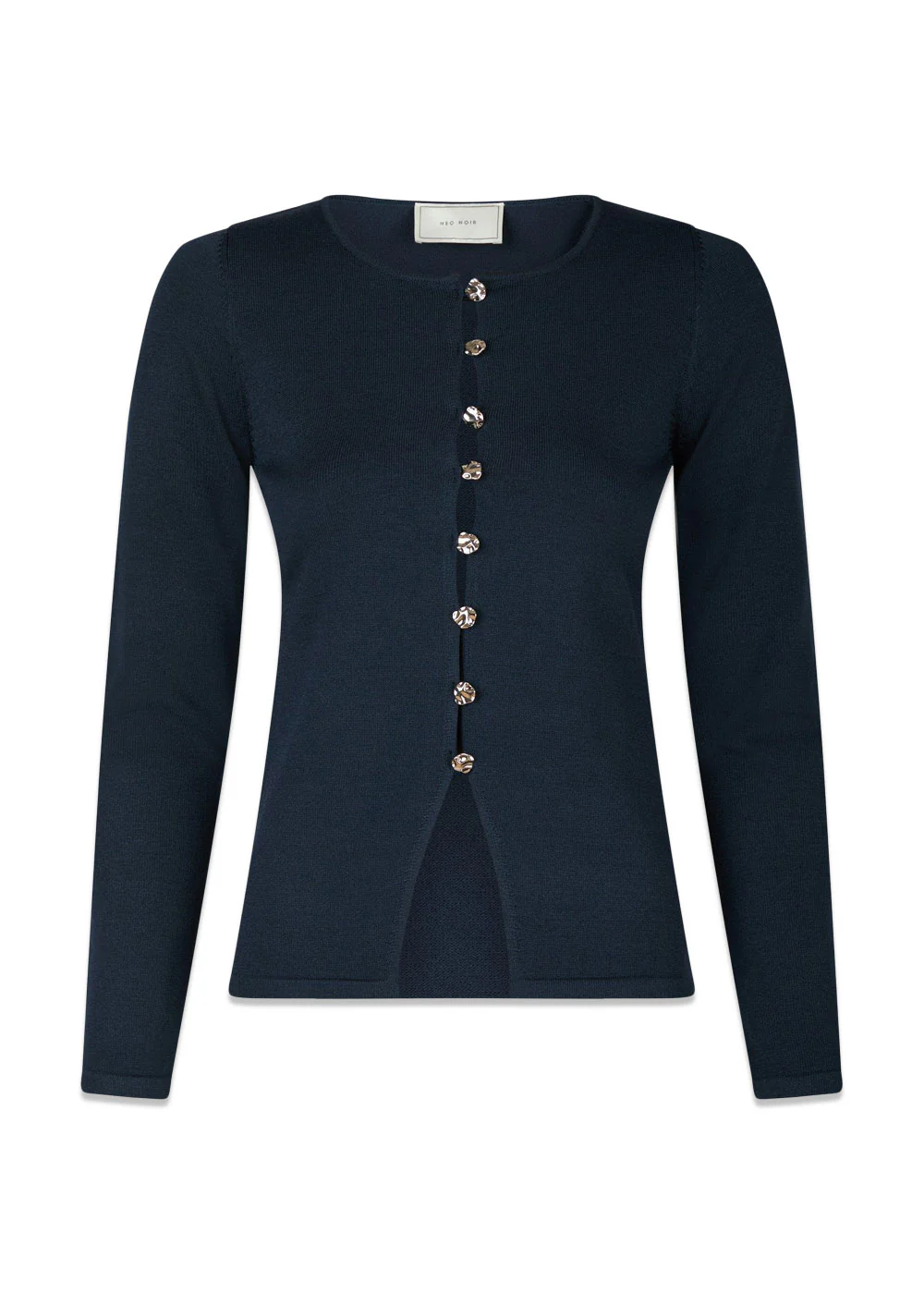 Teller Knit Blouse - Dark Navy