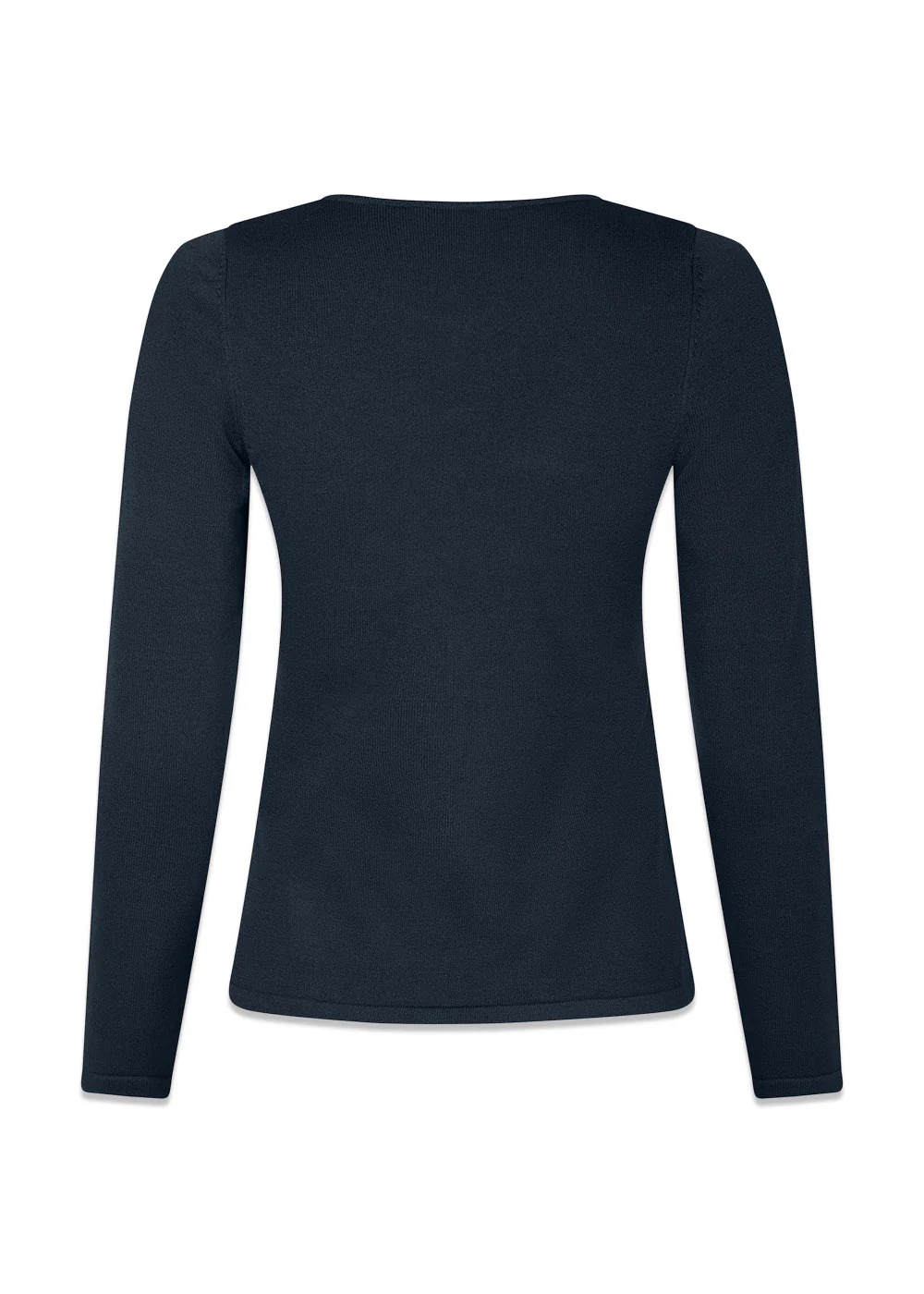 Teller Knit Blouse - Dark Navy - Image 2