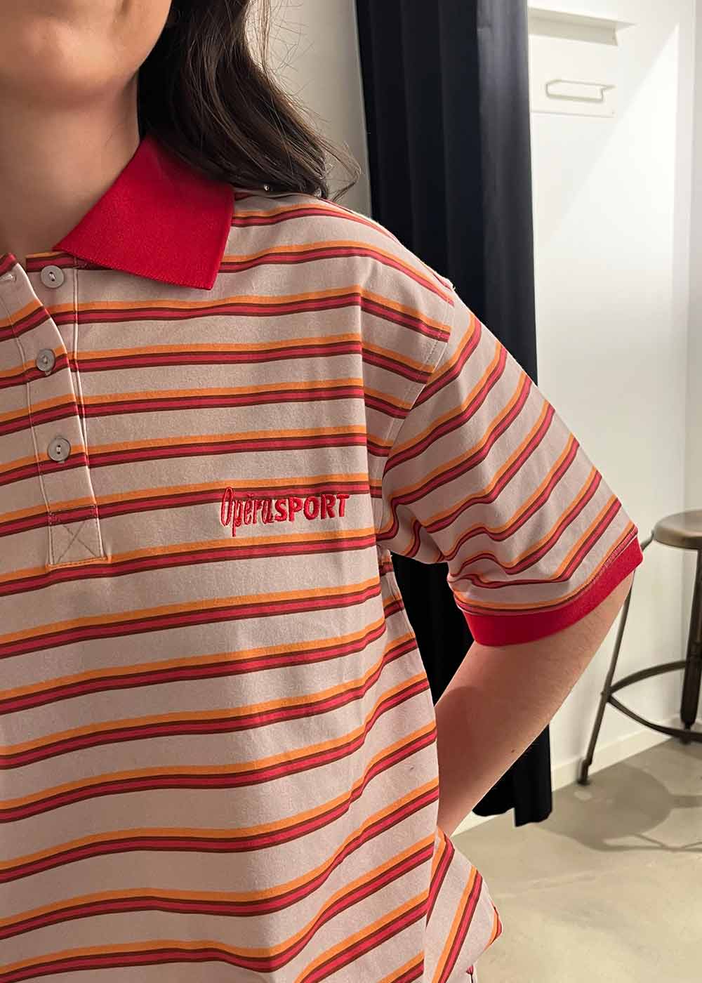 LUNA UNISEX POLO T-SHIRT - Print - Image 5