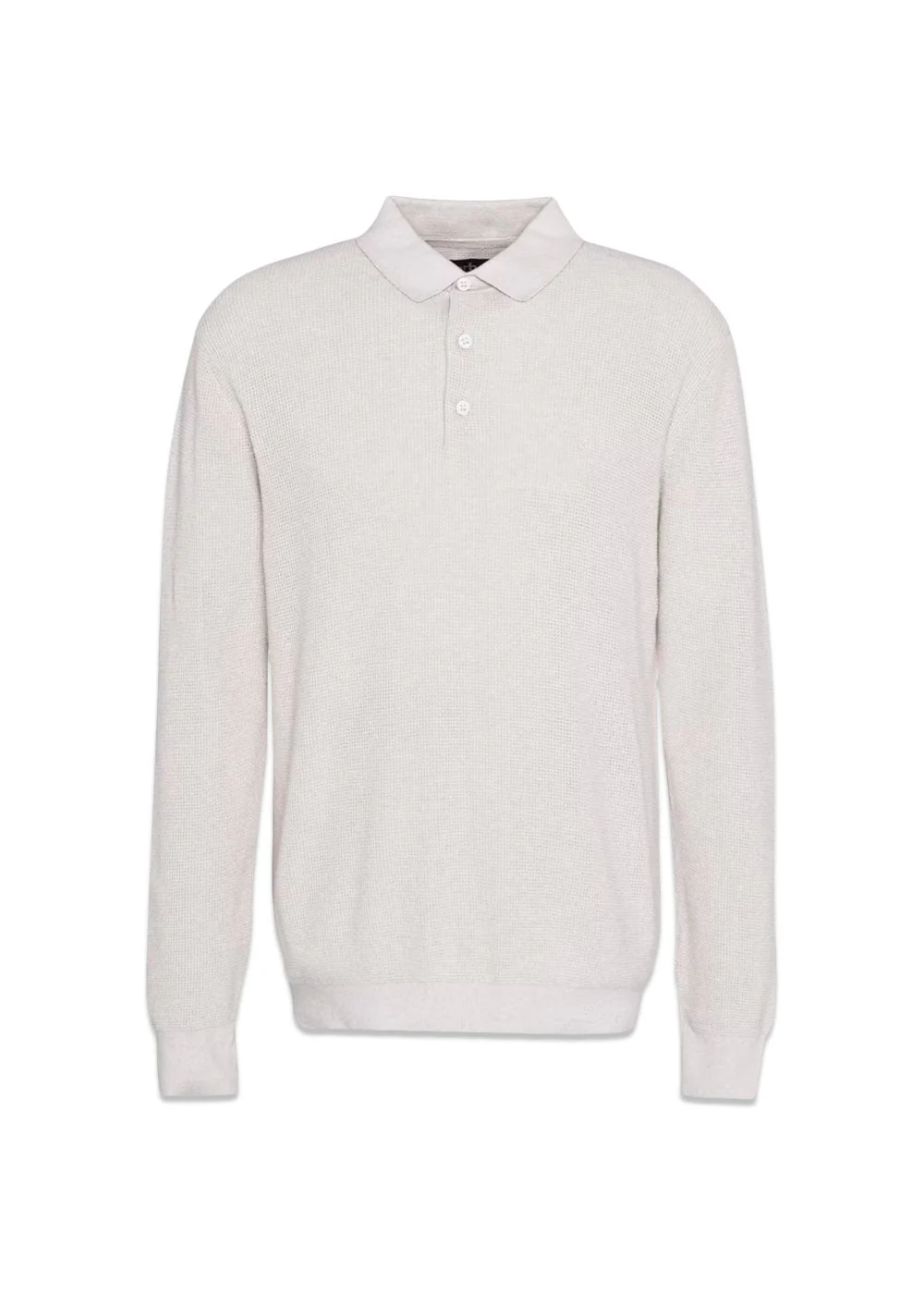 Knitted Polo Shirt - Mist