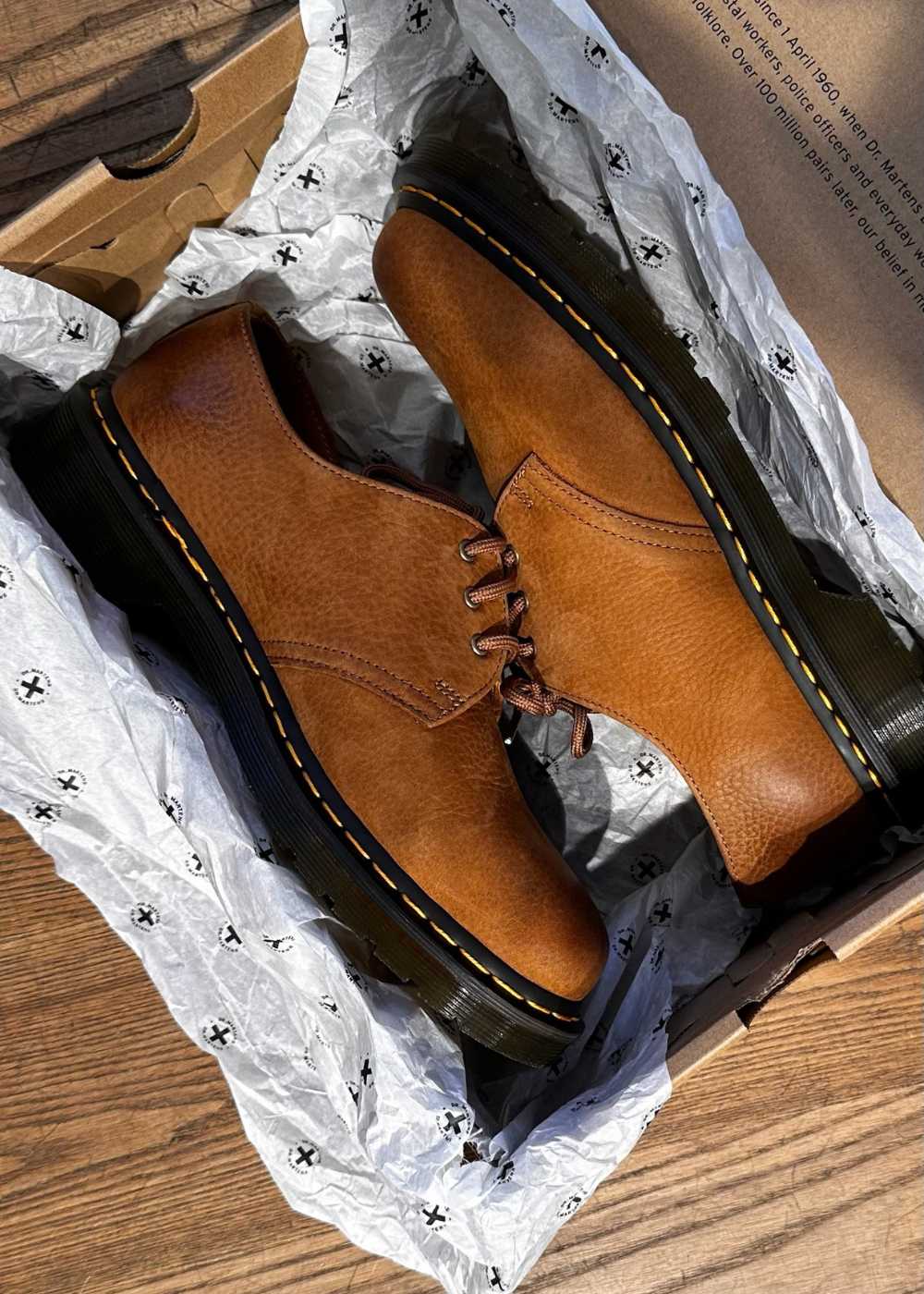1461 Tumbled Nubuck - Desert Brown - Image 3