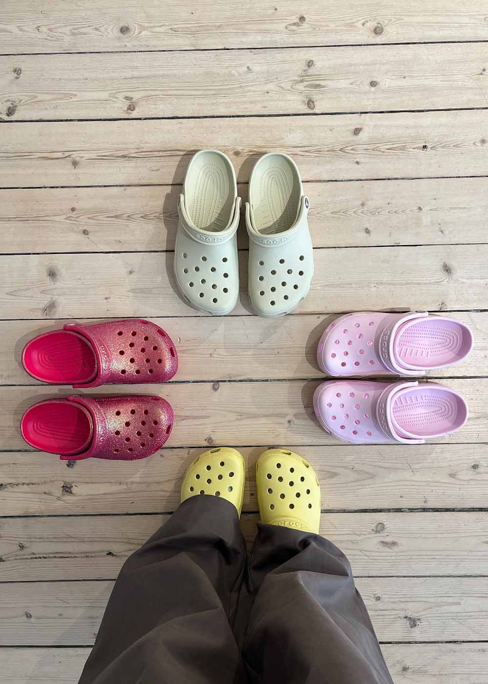 Classic Iridescent Glitter Clog - Dragon Fruit - Image 4