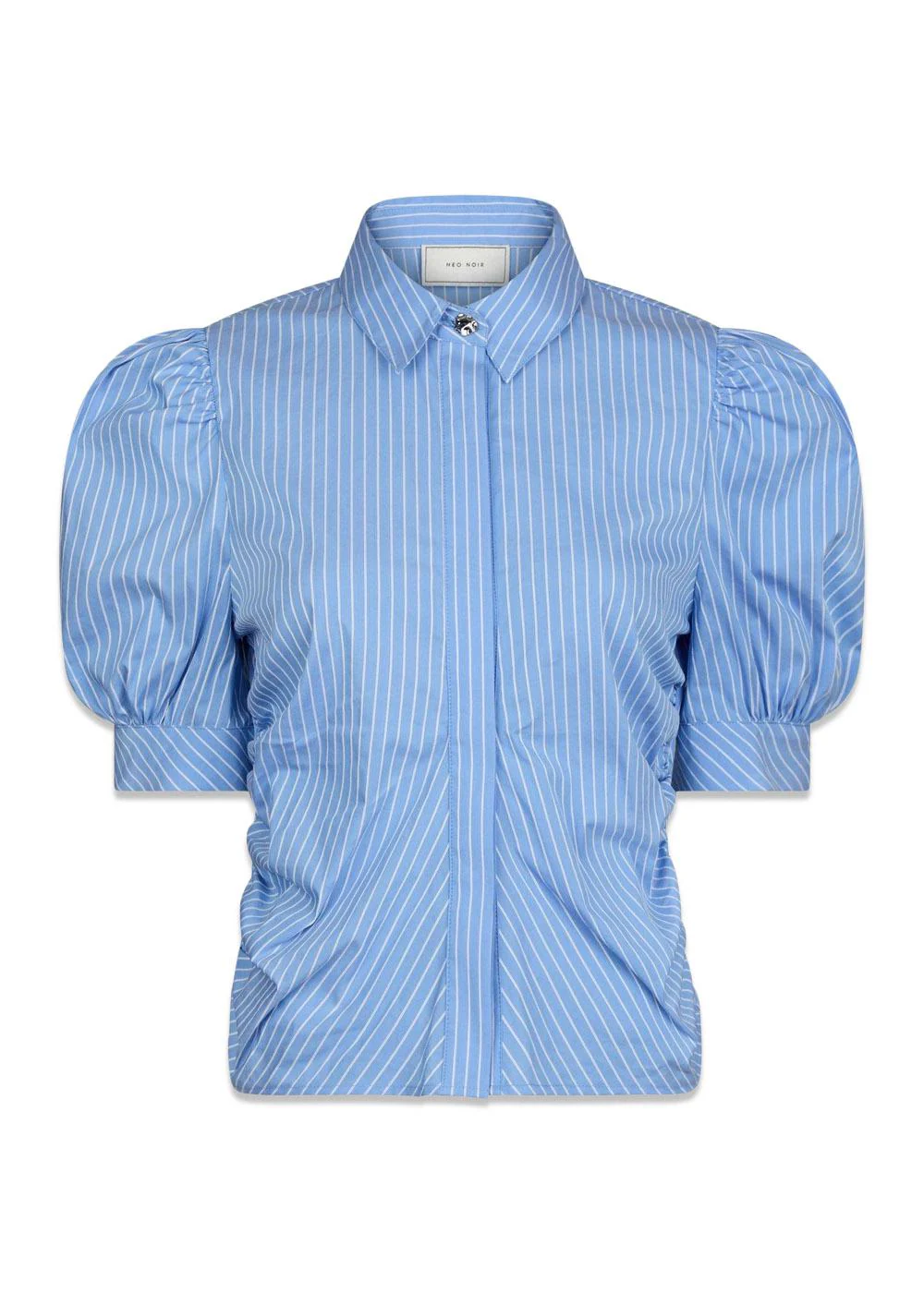 Frannie Stripe Shirt - Light Blue