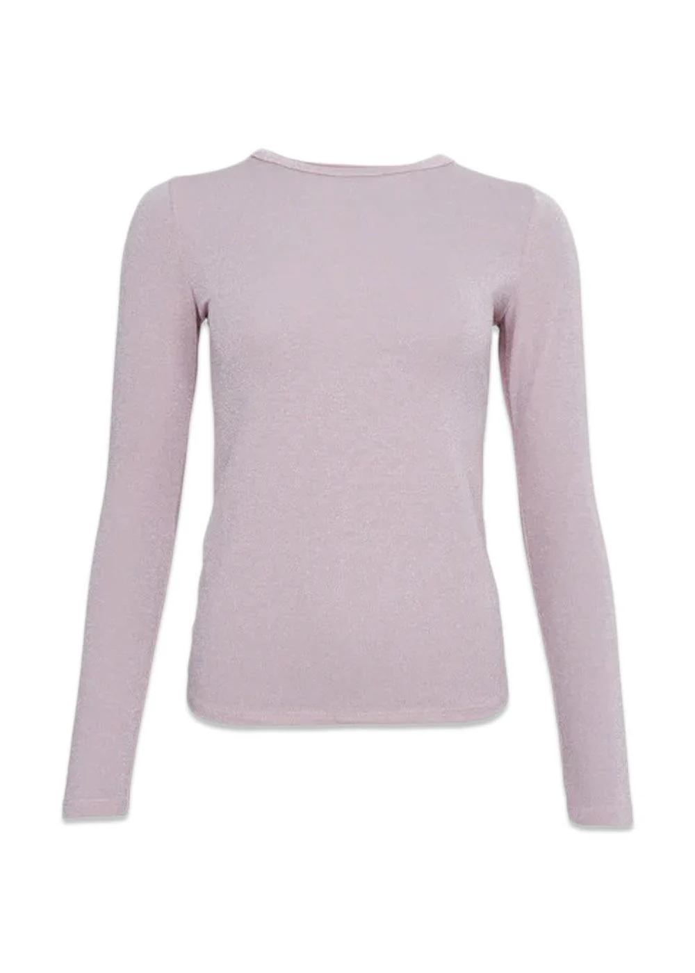 BCFAYE Lurex Blouse - Pale Rose